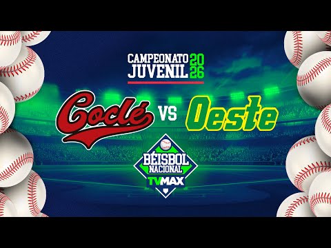 COCLÉ VS  PMÁ. OESTE | ⚾ BÉISBOL JUVENIL  2026 | #FullBeis | EN VIVO