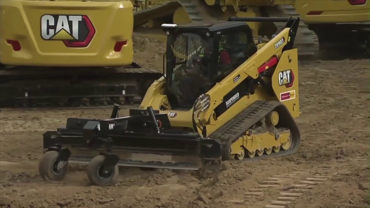 ConExpo Demonstration of Cat® Smart Grader Blade