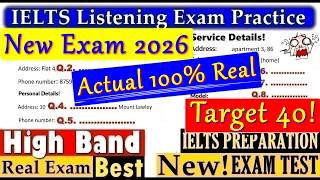IELTS LISTENING PRACTICE TEST 2026 WITH ANSWERS | 09.09.2026