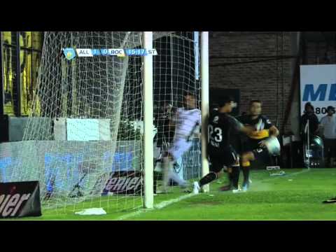 Gol de Vildozo. All Boys 2 Boca 0. Fecha 3. Torneo Final 2013. Fútbol Para Todos.