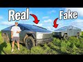 Testing My Fake Cyber Truck