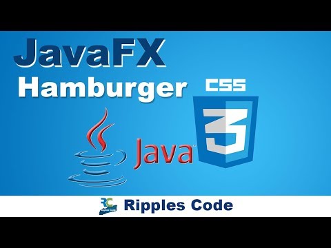 JAVAFx Tutorial 35-JFXHamburger