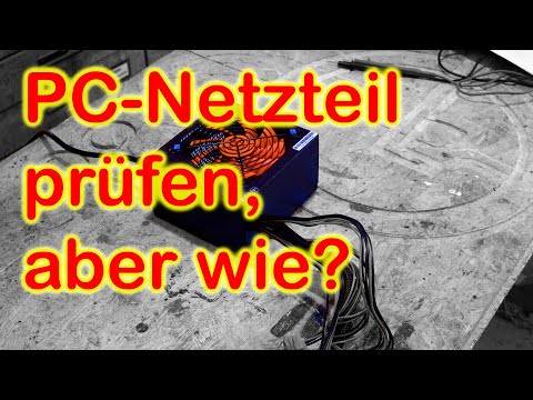 PC Netzteil durchmessen.