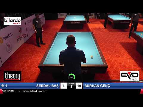 SERDAL BAŞ & BURHAN GENÇ Bilardo Maçı - 2018 ERKEKLER 2.ETAP-1/8