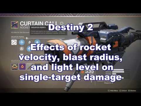 Destiny 2 - Single-Target Rocket Damage