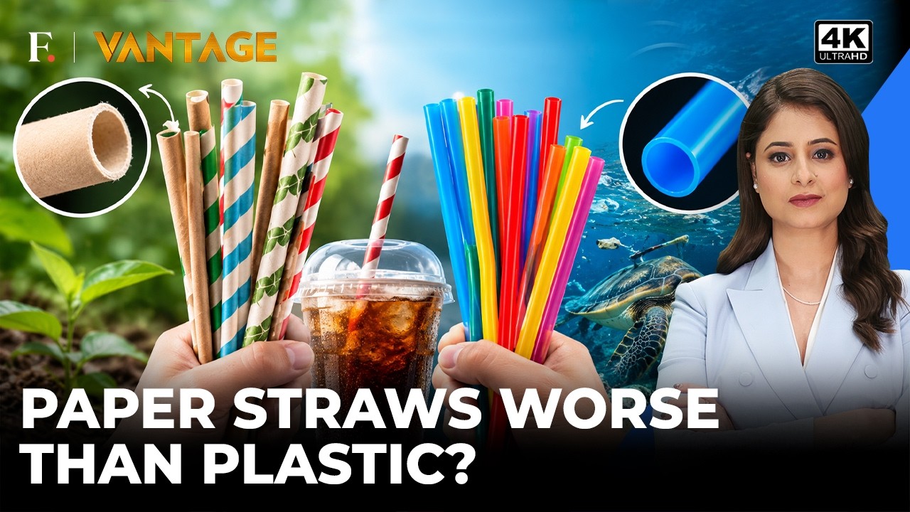 Are Paper Straws Worse for the Environment than Plastic Ones? | Vantage on Firstpost