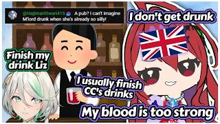 Liz's Bri'ish Blood is Too Strong to Get Drunk [Hololive EN]