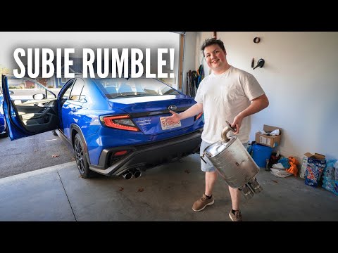 Installing a Remark Exhaust on a BRAND NEW 2022 WRX
