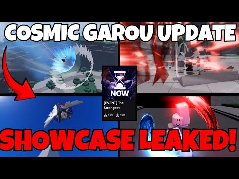 The Strongest Battlegrounds NEW COSMIC GAROU UPDATE FULL SHOWCASE + CHILD EMPEROR FREE *LEAKED*
