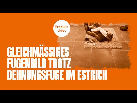 Gleichmäßiges Fugenbild trotz Dehnungsfuge im Estrich