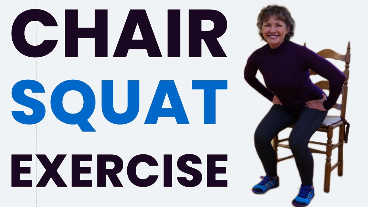 Chair Squat Exercise - YouTube