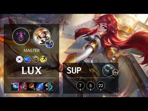Lux Support vs Senna - KR Master Patch 10.8