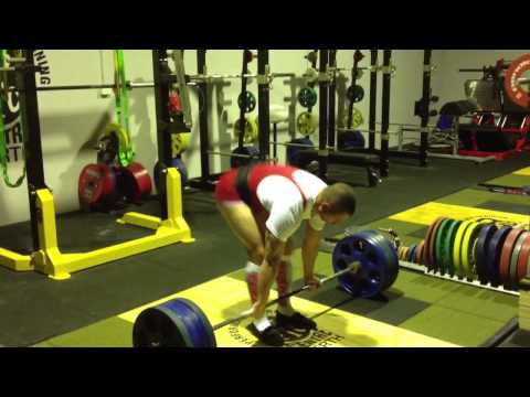 Dan Deadlifts - 180kg x 7 @ 86kg (5th set)