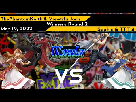 [Smash Ultimate] ThePhantomKeith & ViewtifulJosh vs Sephie & TT | Tai - CT Gamercon 5 (Winners R2)