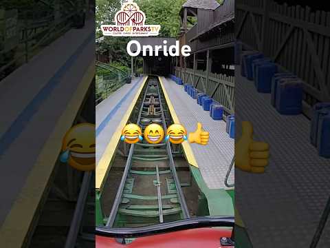 Letzte Fahrt! 🎢 Keverbaan Onride im Bellewaerde Park Achterbahn (R.I.P.) #shorts #rollercoaster #pov