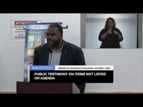 Spanish - Board of Education Meeting - October 7, 2020