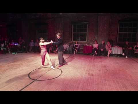  Adam Hoopengardner  and  Ciko Tanik  are  dancing  at  Philadelphia International Tango Festival  in  2016