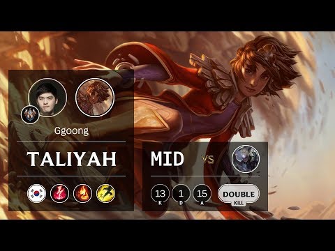 Taliyah Mid vs Diana - KR Challenger Patch 9.13