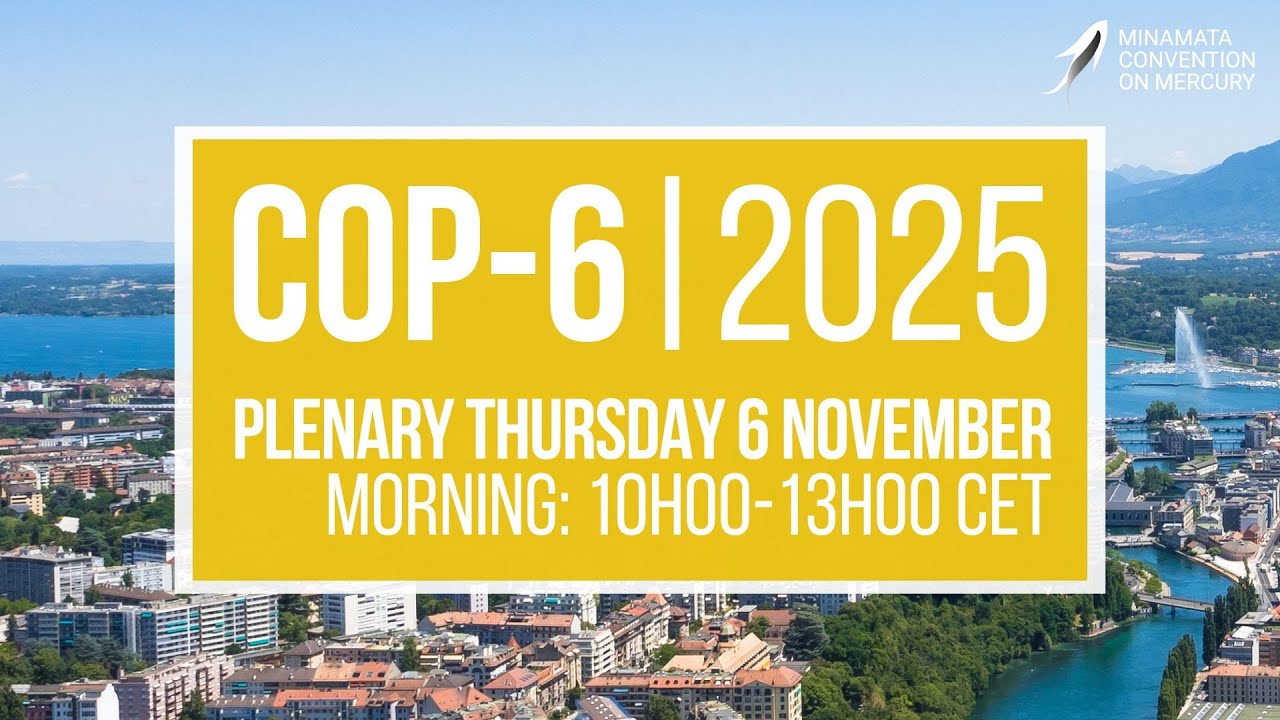 #MinamataCOP6: Morning Plenary (6 November 2025)