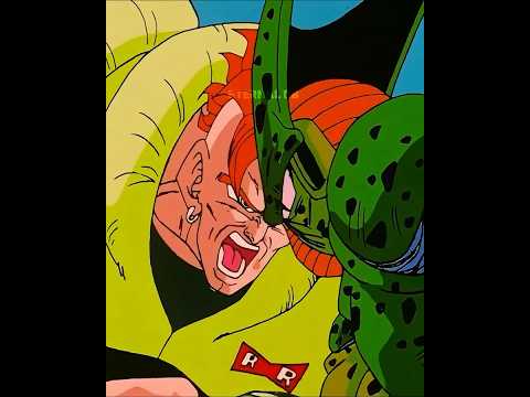 Cell Tries to Absorb Android 16's Energy! | Dragon Ball Z #shorts