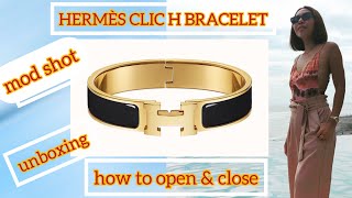HERMÈS CLICK H BRACELET UNBOXING + How To Open and Close