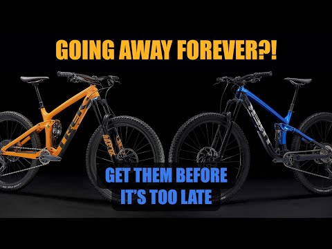 Part of a video titled Every Trek Bike Being Discontinued in 2023 (...So Far) - YouTube