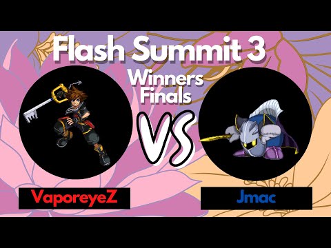 SC Jmac (Meta Knight) vs SC VaporeyeZ - SSF2 Winners Finals - Flash Summit 3