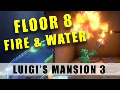 Luigi's Mansion 3 Floor 8 Fire and Water - How to get the fire and water