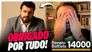 RENATO FAZ SEUS AGRADECIMENTOS FINAIS...