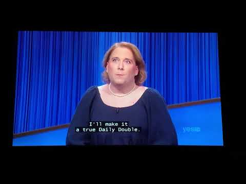 Jeopardy, Amy Schneider DAY 40 - 1st Daily Double (1/25/22)