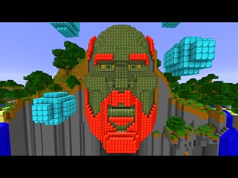 LUCKY CAMO BLOCKS NOTCH TEMPLE LAND MOD CHALLENGE - MINECRAFT MODDED MINI-GAME!