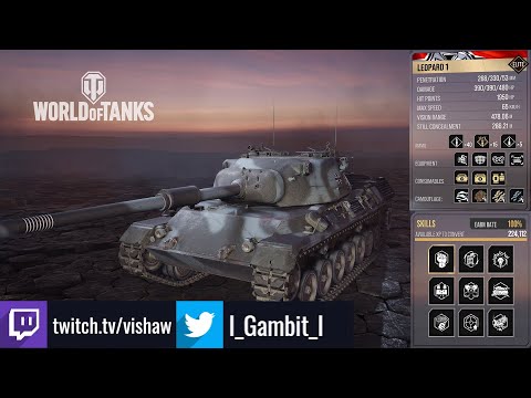 Sweet Spot For Farming in Arctic Region feat. Leopard 1: 7.6K Damage: WoT Console