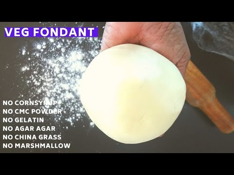 Baking Class 14- Veg Fondant with 4 Ingredients|வெஜ் பாண்டன்ட்|Homemade fondant|By Naguvin Samayal
