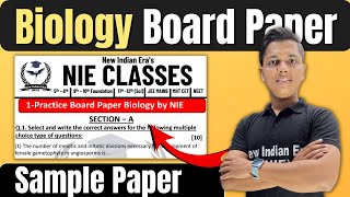 Biology SAMPLE PAPER | Biology Class 12th By New Indian Era (NIE)