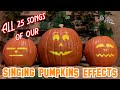 All 25 Songs Performed By Our Singing Pumpkins So Far
