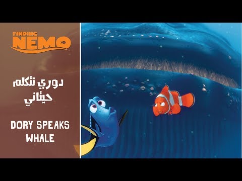 البحث عن نيمو - دوري تتكلم حيتاني / Finding Nemo - Dory Speaks Whale (Arabic) + Subs & Trans هنا hana