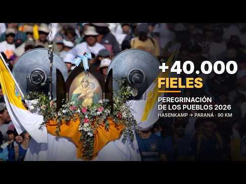 44ª Peregrinación de los Pueblos 2026 | Hasenkamp → Paraná | Llegada por Av. Almafuerte