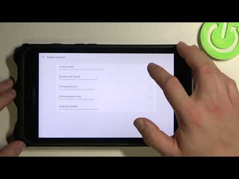 How to Manage Touch Sounds in SAMSUNG Galaxy Tab Active2 - Open Sound Settings