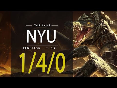 LOL ProTV - Nyu - RENEKTON TOP vs JAYCE [BRUCER] (22/04/2017)