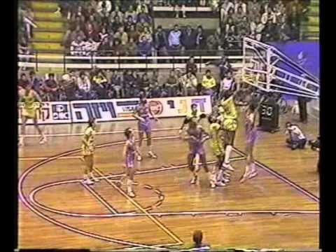 לי ג'ונסון במחצית אדירה נגד ריאל ב-1985: קלע 26 נק'