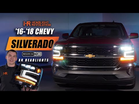 72% Brighter LED Headlights! 16-18 Silverado 1500 from Morimoto XB | Review and Install