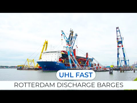 Discharging a 2,275 mtons tankship in Rotterdam | F900 Eco-Lifter UHL Fast | United Heavy Lift