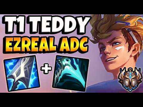 T1 Teddy EZREAL ADC vs JINX - Patch 11.4 Korea Challenger ✅