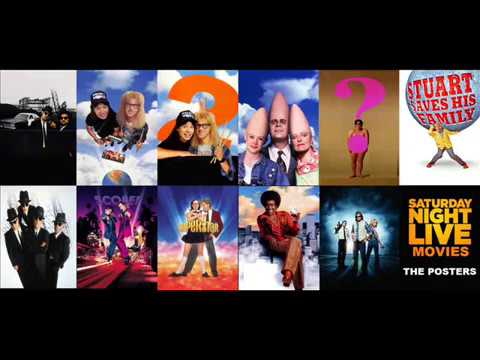 Textless SNL Movie Posters