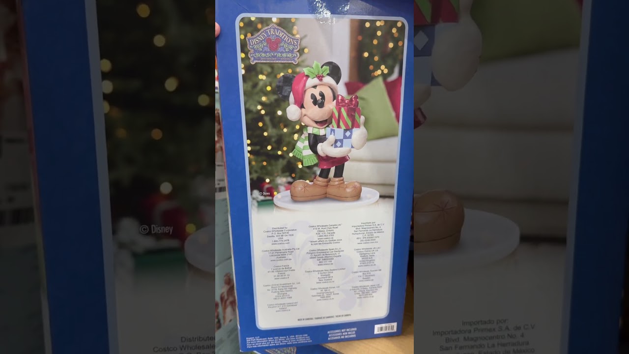 🧑‍🎄 Disney Holiday Statue Mickey/Minnie (Itm. 1851524)