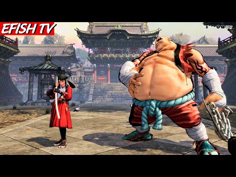 Does Size Matter? Hibiki Takane vs Earthquake (Hardest AI) - SAMURAI SHODOWN