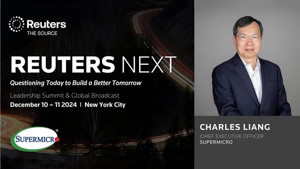 Supermicro CEO Charles Liang's Fireside Chat at ReutersNEXT 2024 | Future of AI Infrastructure