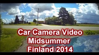 preview picture of video 'Midsummer in Finland: Car Cam 21.6.2014 Lappajärvi Ylipää'