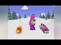 Barney Song Sledding Sledding Barney S 1 2 3 4 Seasons