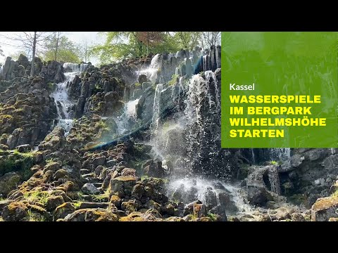 Die Wasserspiele im Bergpark Wilhelmshöhe in Kassel starten nach zwei Jahren Corona-Pause